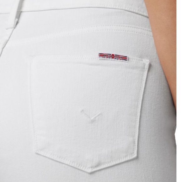 New With Tags Hudson High Rise White Jeans Waist 32 - Picture 3 of 4